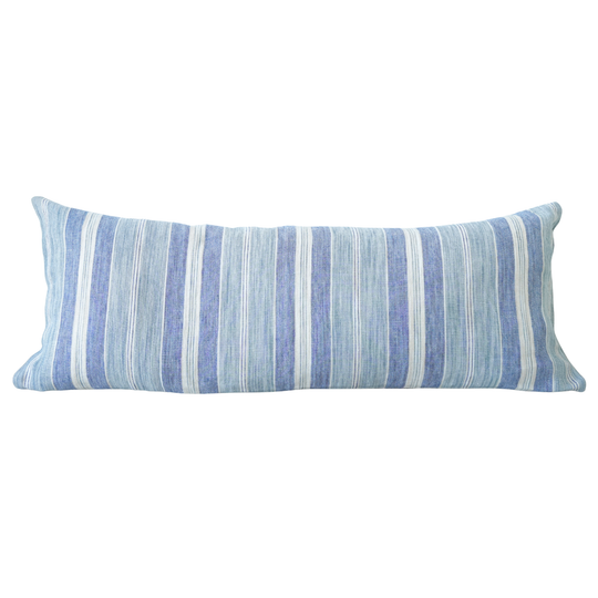 Seascape Pillow, Aqua 12" x 48"