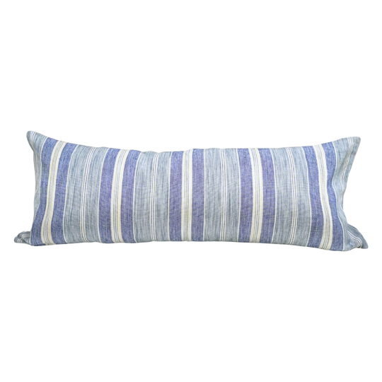 Seascape Pillow, Aqua 14" x 36"