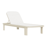 Chloe Chaise - Aluminum Bone/Batyline White