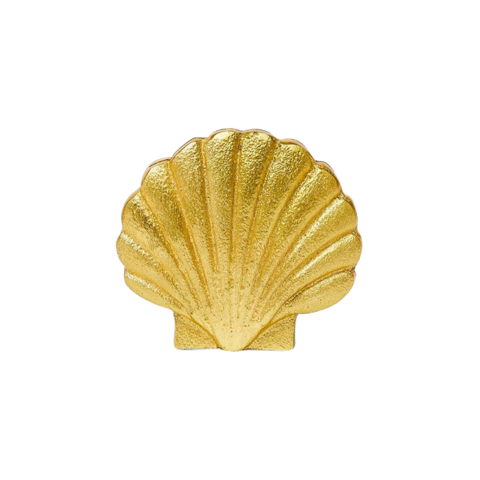 Clam Shell Place Holder, Gold