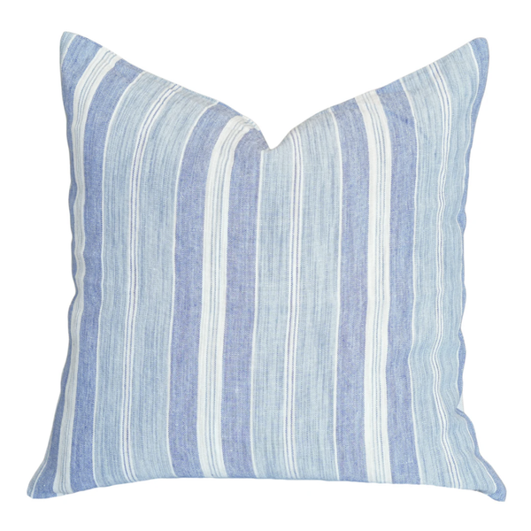 Seascape Pillow, Aqua 22" x 22"