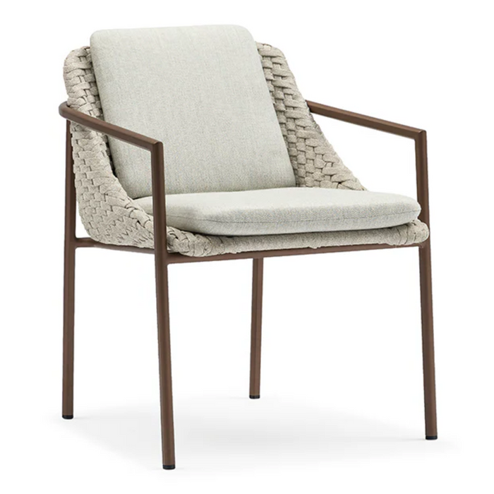 Enjoy Dining Chair, Bronze Aluminum