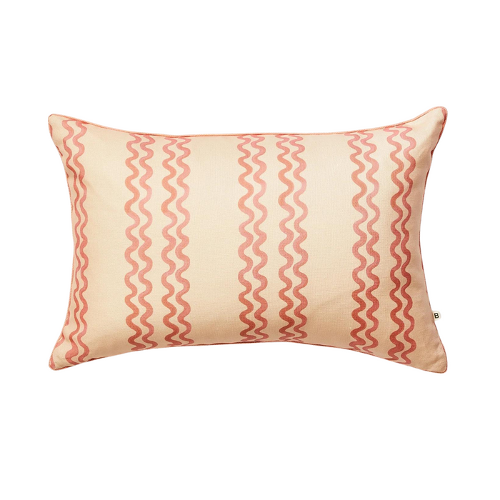 Double Waves Pink, Indoor/Outdoor, 24” x 16”