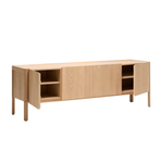 Nell Credenza, Light Oak, 71"W x 17.7"D x 23.6"H