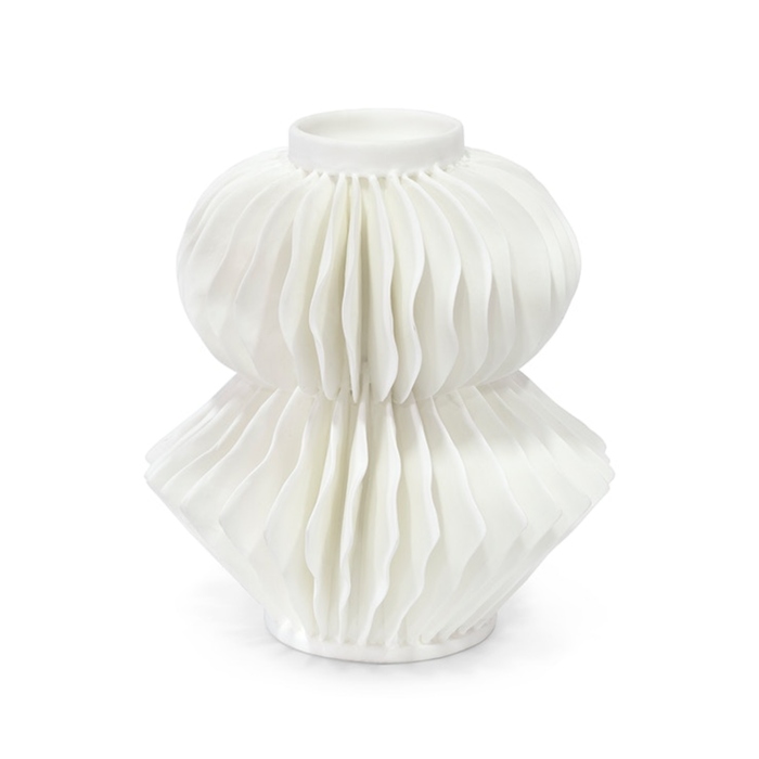 Antilles Porcelain Vase, 8.5" H