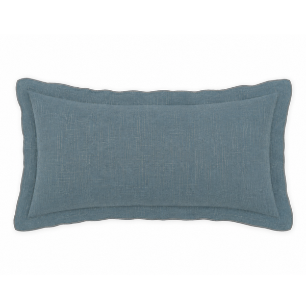 Lena Flange Lumbar - Lapis, 14" x 24"