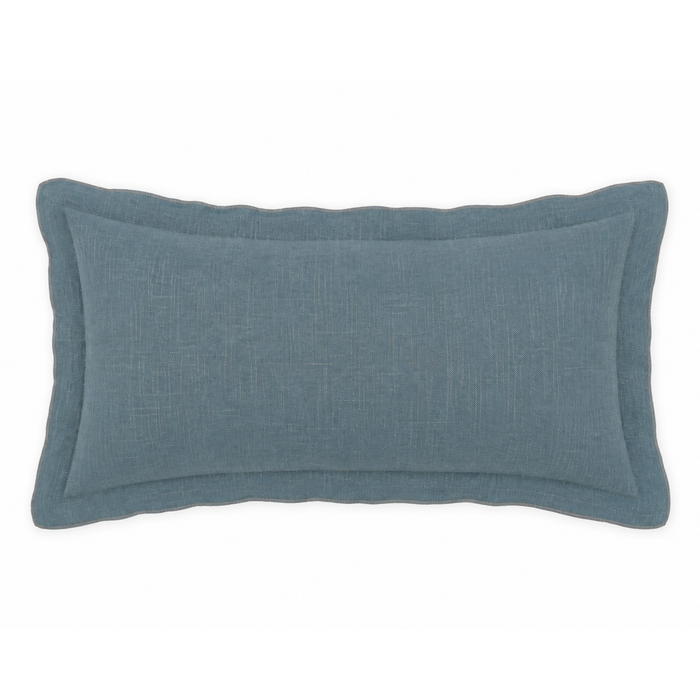 Lena Flange Lumbar - Lapis, 14" x 24"