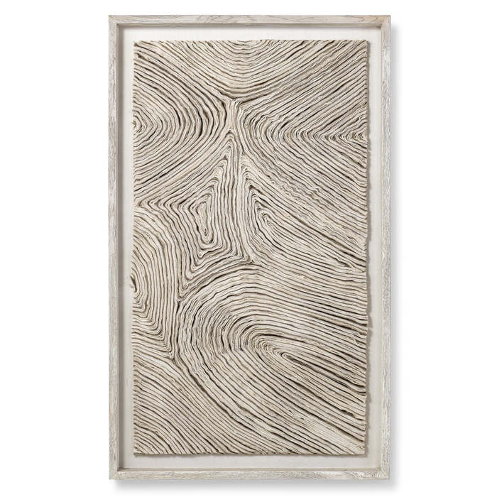 Harlowe Rectangular Wall Decor - White, 36"W x 60"H