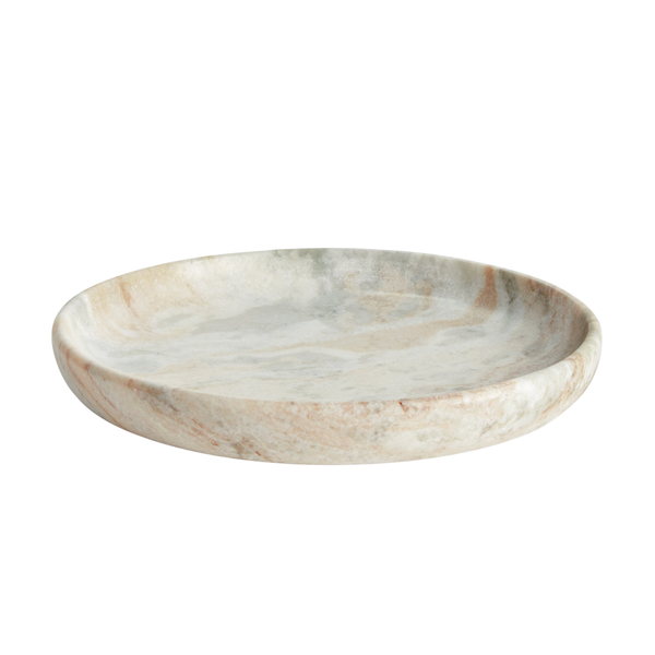 Josephine Marble Tray, 12"Dia