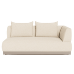 Amalfi 2 Seater, Right Arm - Aluminium Taupe/Riviera Sand, 65.6"W