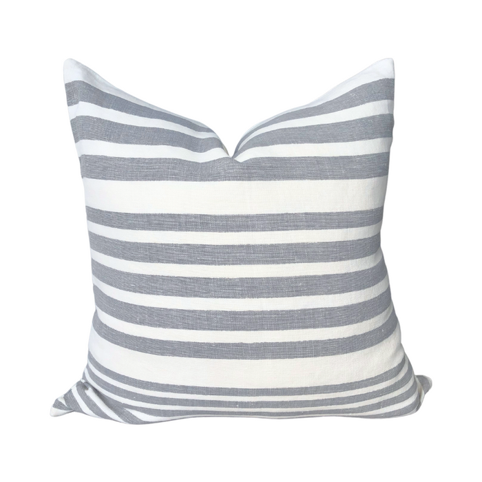 Fade Stripe Pillow - Grey, 22" x 22"