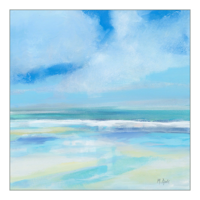Beach Day, 31"W x 31" H