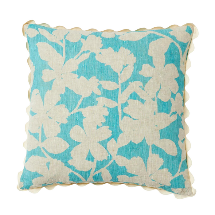 Geranium Turquoise, 24” x 24”