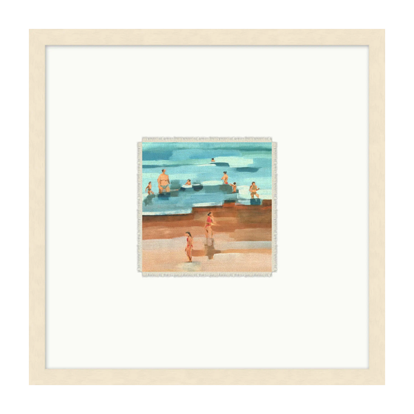 Beach Scenes 2, 20" W x 20" H