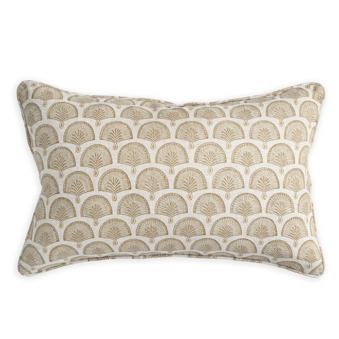 Nori Elm Linen Cushion, 14" x 22"