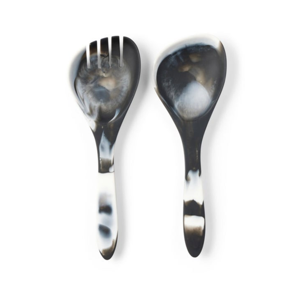 Laney Serving Set - Black Swirled