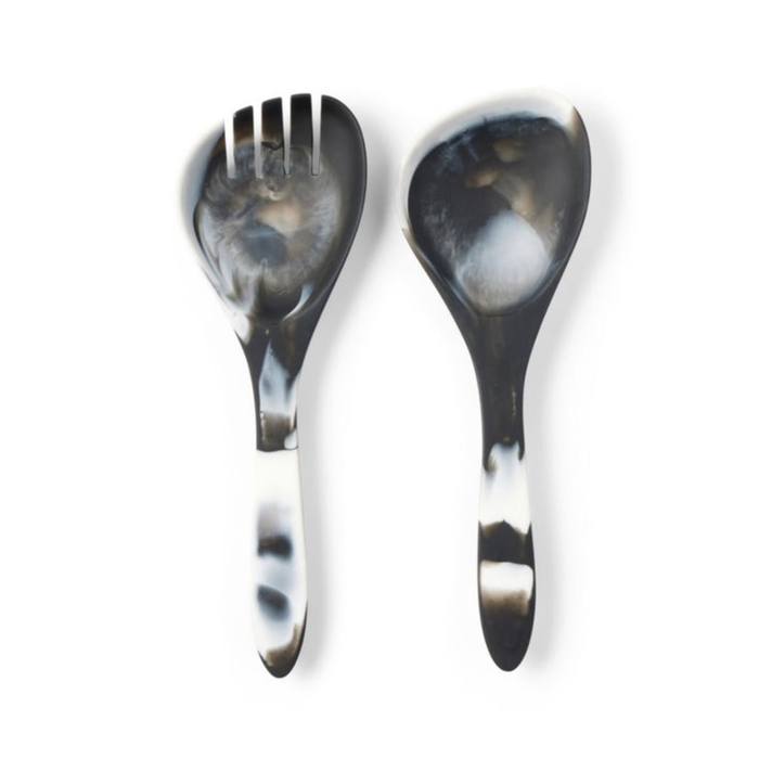 Laney Serving Set - Black Swirled