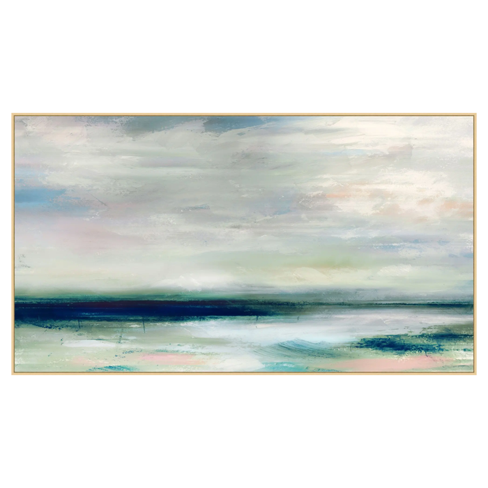 Bright Shore, 71" W x 40" H
