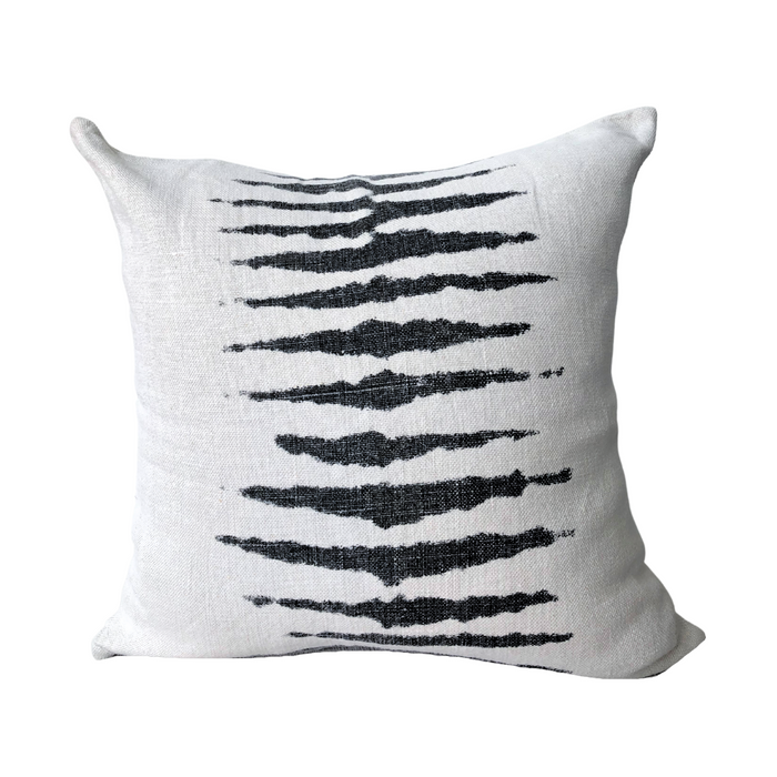 Wild One on Natural - Black, 20" x 20"