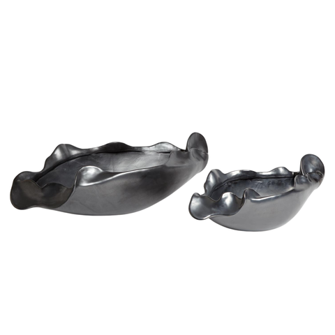 Free Form Bowls, Graphite, 2 Sizes