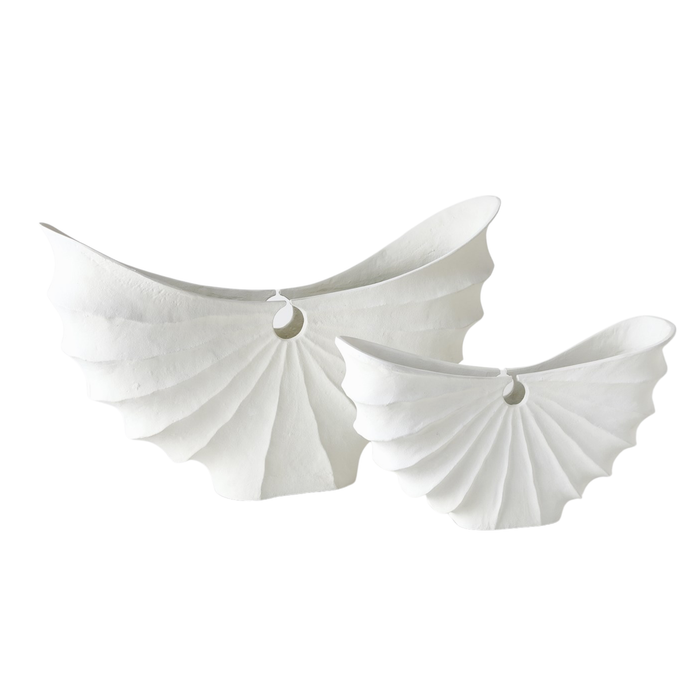 Atlantis Centrepieces, Matte White, 2 Sizes