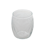 8 oz. Etched Drinking Glass with Palm Trees