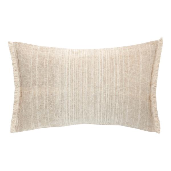 Oliver Ombre Natural Decorative Pillow, 16" x 24"