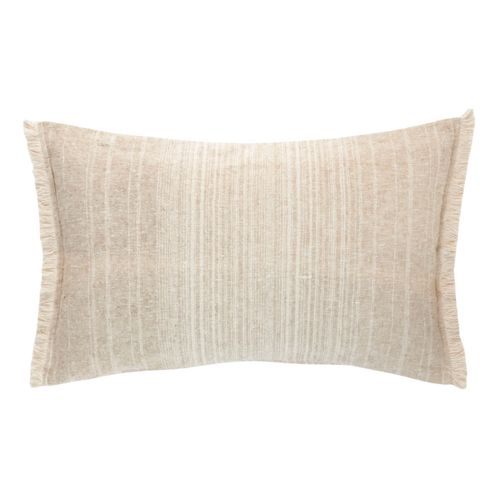 Oliver Ombre Natural Decorative Pillow, 16" x 24"