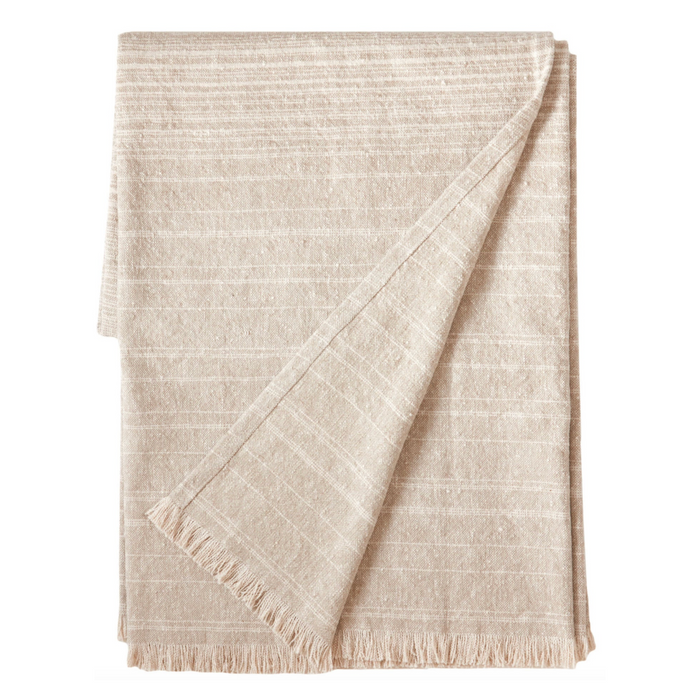 Oliver Ombre Throw, Natural