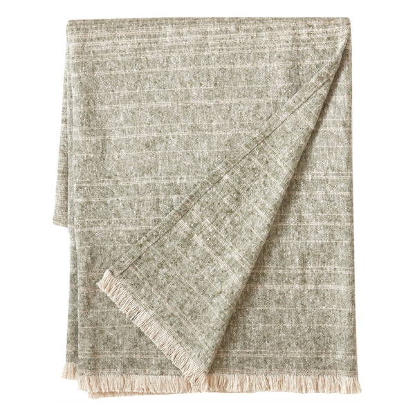 Oliver Ombre Throw, Sage