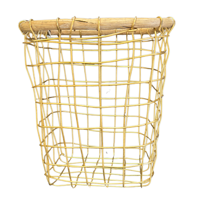 Brass Wire Utensil Basket