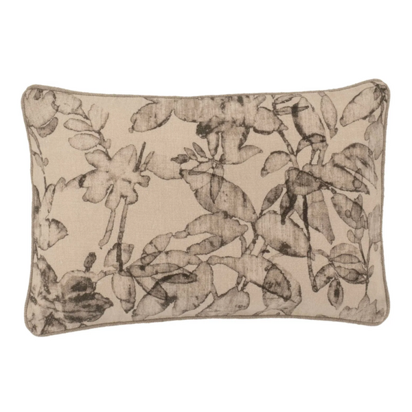 Kelli Decorative Pillow, Natural, Lumbar, 16" x 24"