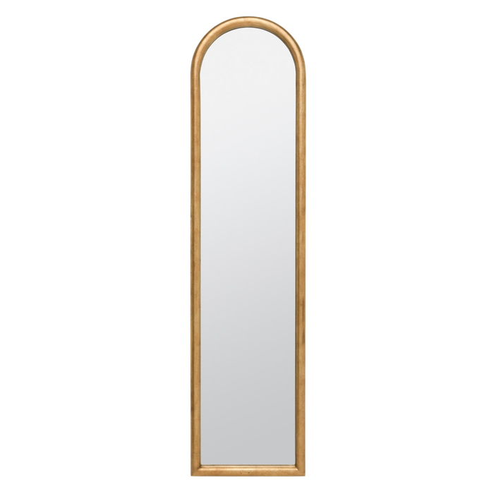 Alexis Mirror, Gold Leaf Wood, 17" W x 68" H