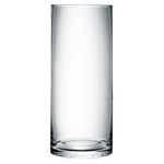 Column Vase 16.5" x 7", Clear