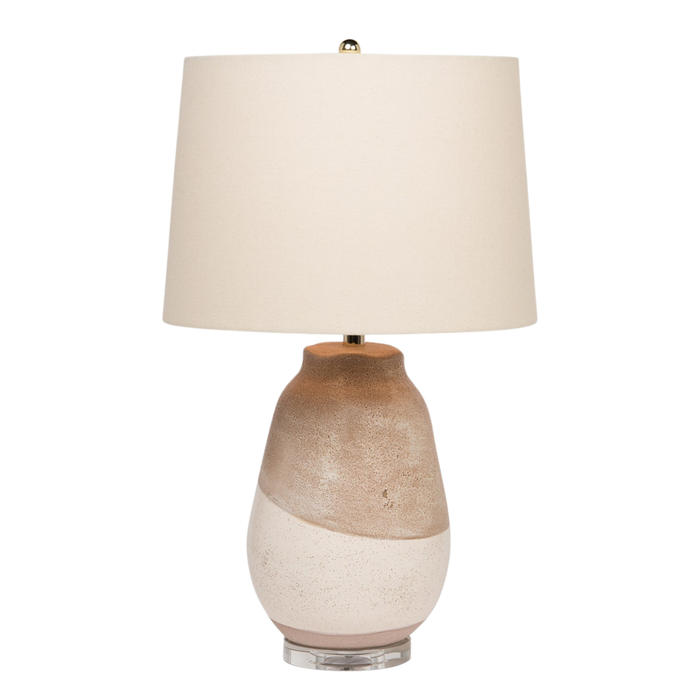 Bixby Table Lamp, Canyon Brown Ceramic, 25"H