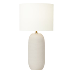 Fanny Slim Table Lamp, Matte Concrete, 28"H