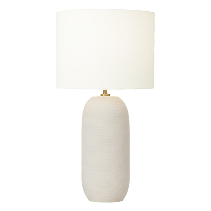 Fanny Slim Table Lamp, Matte Concrete, 28"H