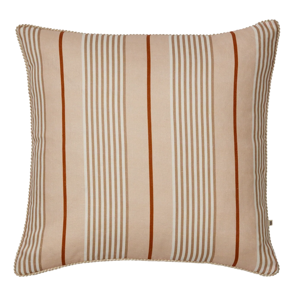 Club Stripe Pearl Pillow, 24" x 24"