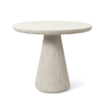 Sierra Outdoor Bistro Table, Oak,  36" Dia x  30"H