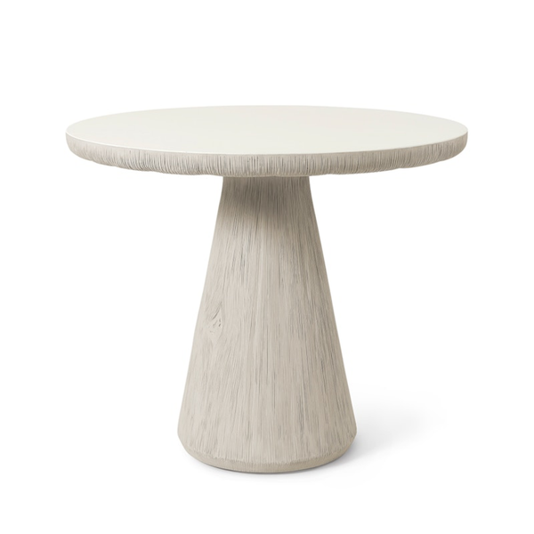 Sierra Outdoor Bistro Table, Oak,  36" Dia x  30"H