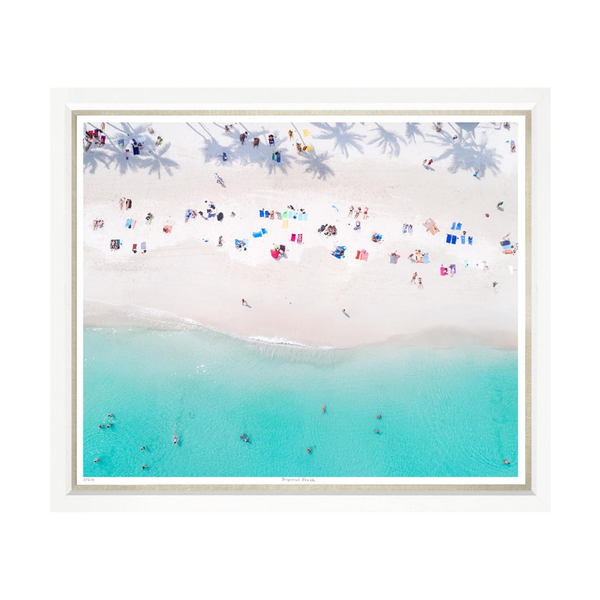 Tropical Beach, 25" X 21"