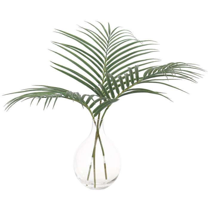 Palm Frond, Drop In, Faux Greenery, 21"