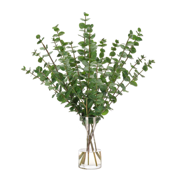 Green Eucalyptus, Faux Watergarden, 33"