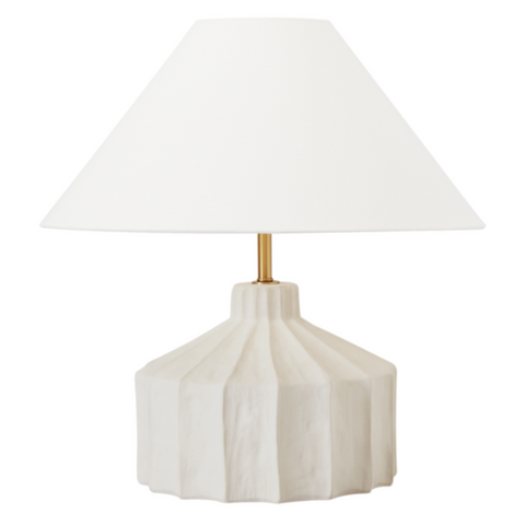 Veneto Medium Table Lamp, Matte Concrete