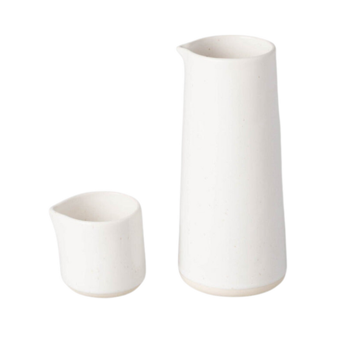 Carafe, Speckled White, Available in 2 Sizes