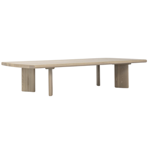 Crest 60" Coffee Table, Nude