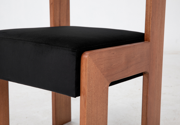 Reka Side Chair, Amber/Black