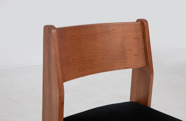 Reka Side Chair, Amber/Black