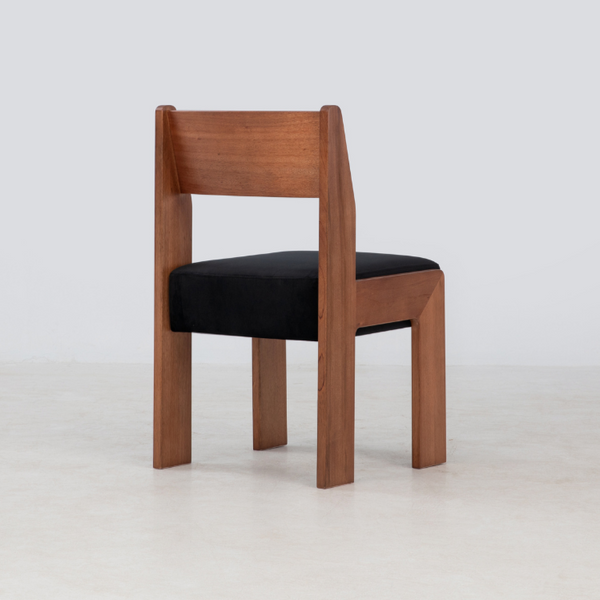 Reka Side Chair, Amber/Black