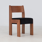 Reka Side Chair, Amber/Black